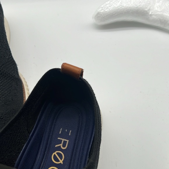 Cole Haan Mens Black 2.Zerogrand Stitchlite Wingtip Oxford  Knit GrandOS SZ 9.5M - Picture 8 of 9